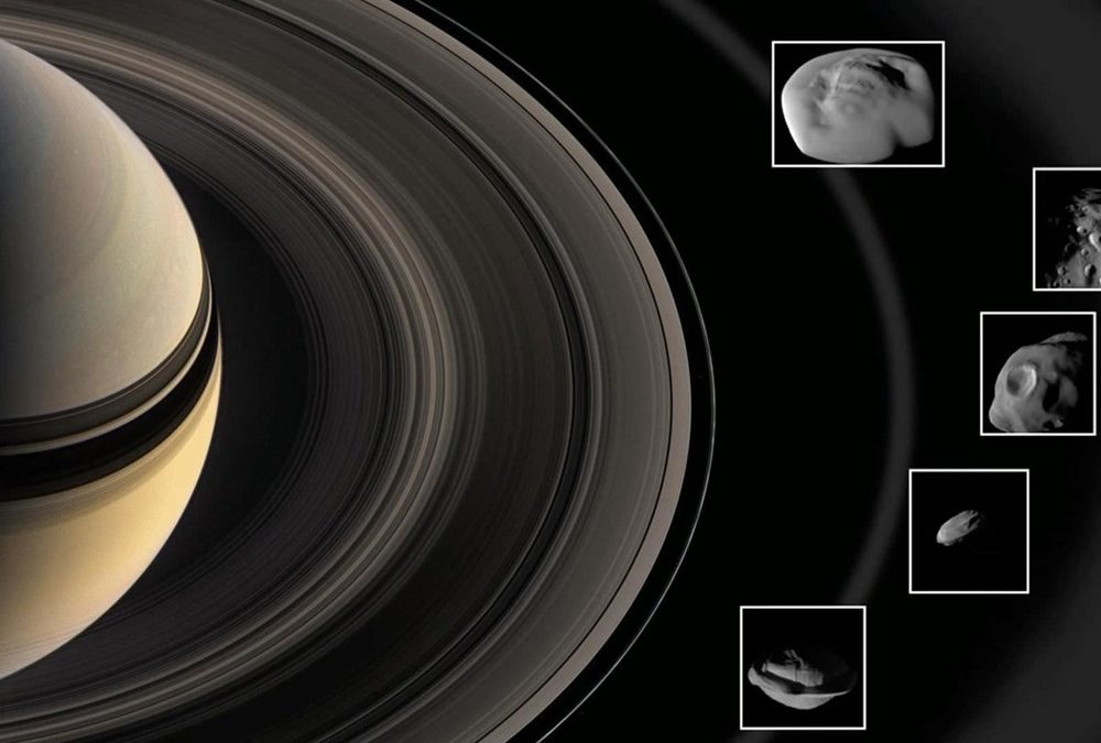 Les lunes en forme de ravioli qui entourent Saturne ont pu se former sous l’effet d’un énorme impact