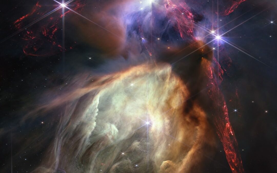 Le télescope James Webb nous offre cette superbe image d’une pouponnière d’étoile pour fêter sa première année de service