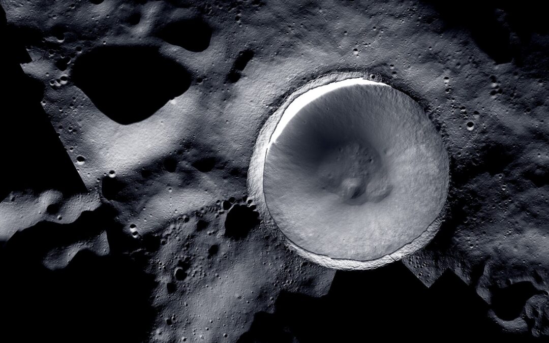 Cette étonnante image de la NASA perce l’obscurité perpétuelle du pôle sud de la Lune